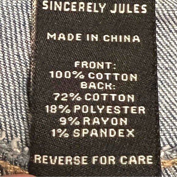 Sincerely Jules Distressed Blue Denim Skinny Jeans 30 - Picture 9 of 11